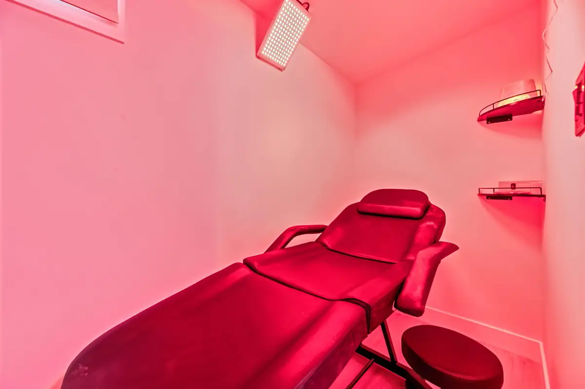 Elara red light therapy room