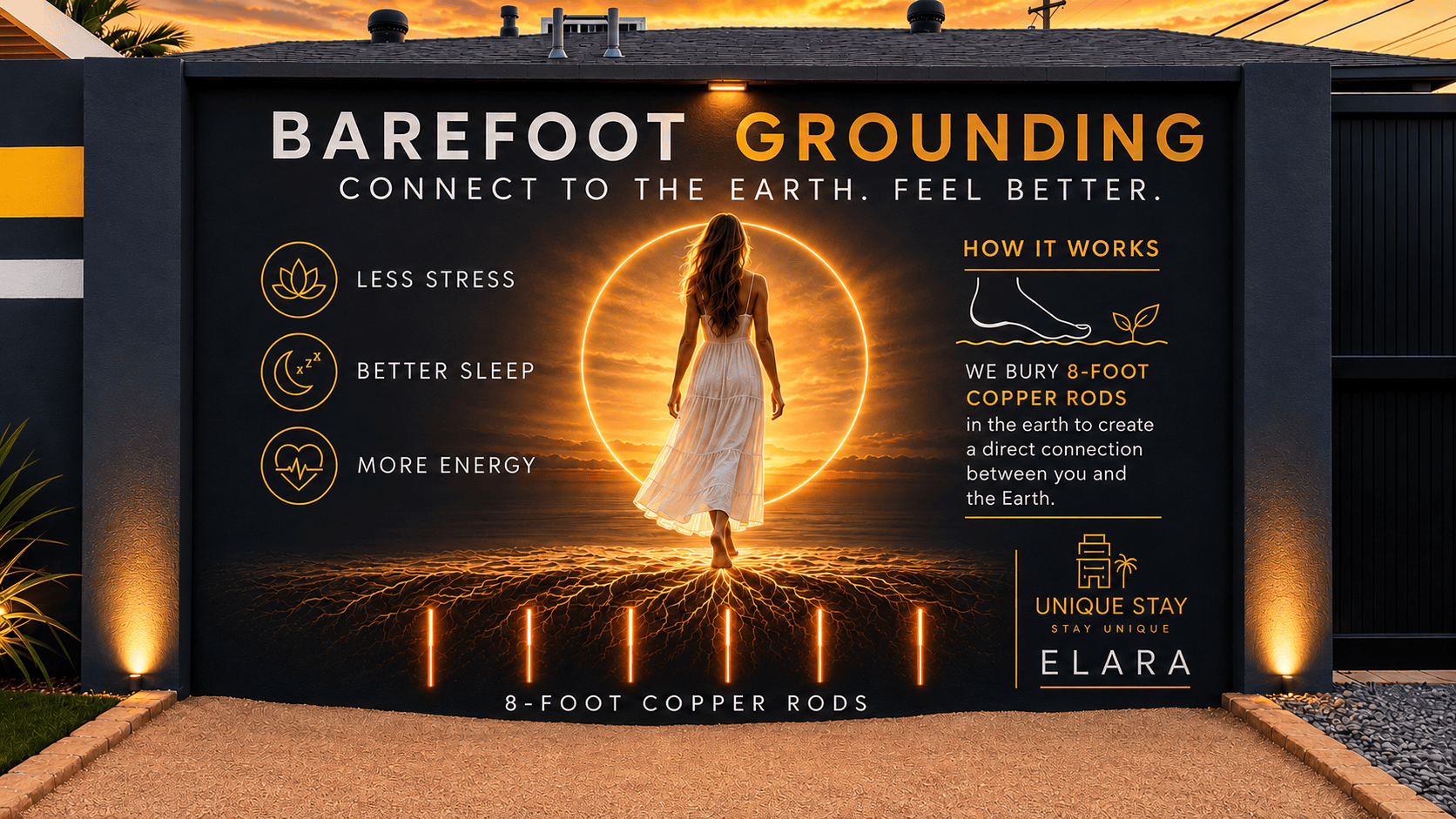 Grounding beach