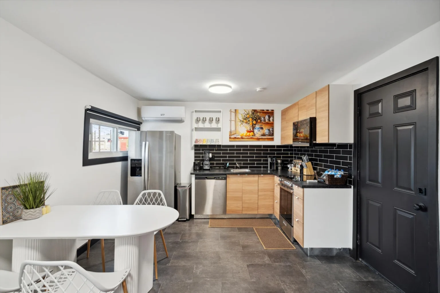 Euphoria dining area and kitchen