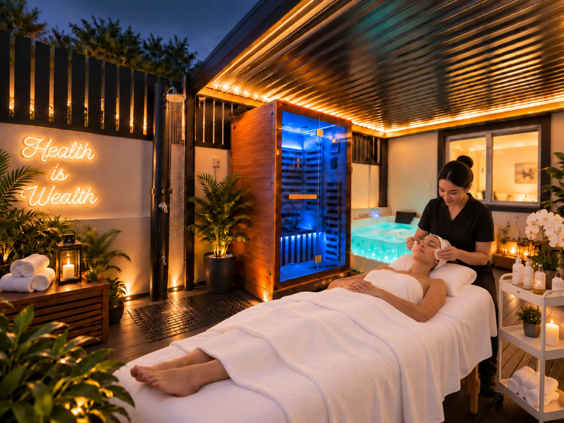 Solo facial skincare treatment